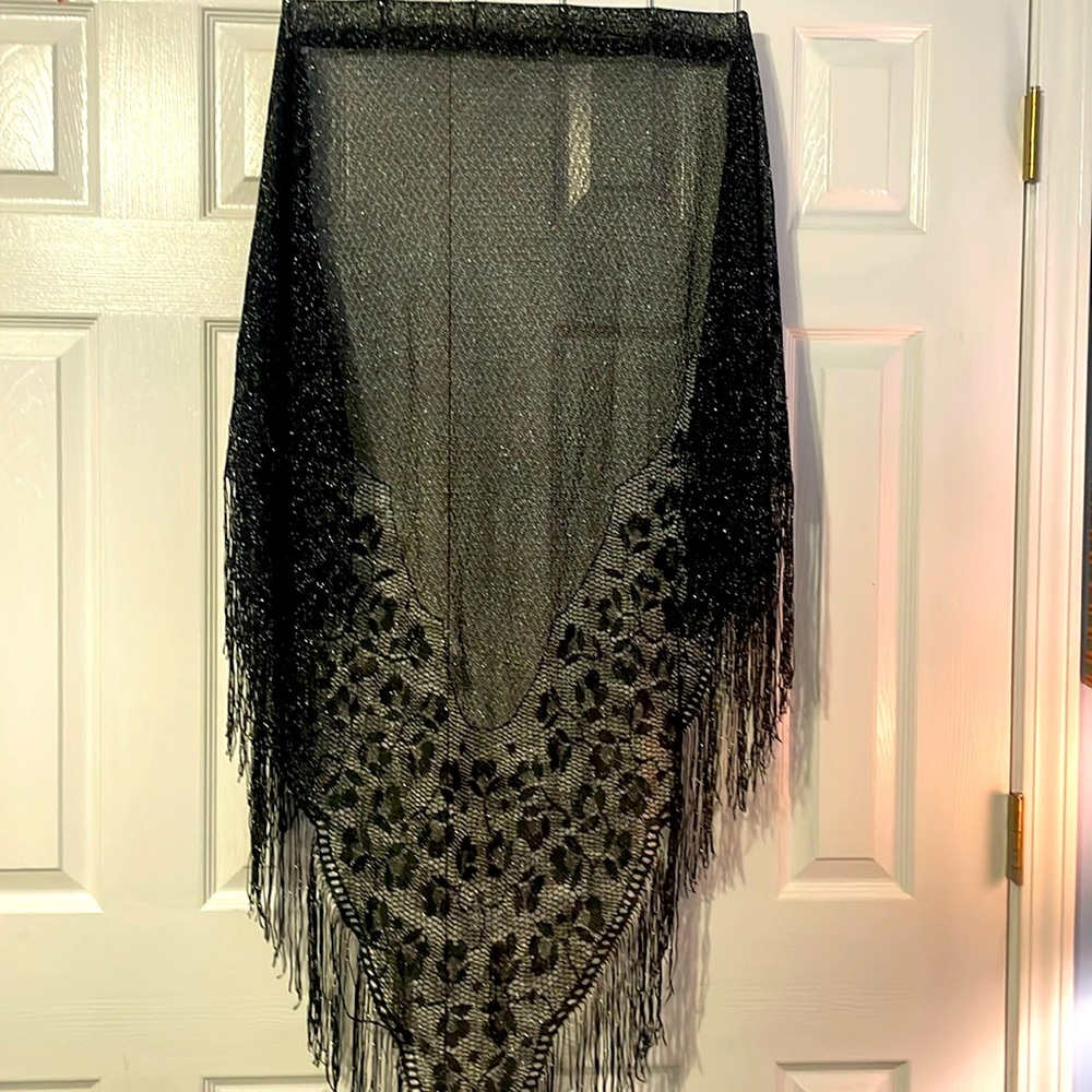Crocheted Women’s Wrap 64” Wide